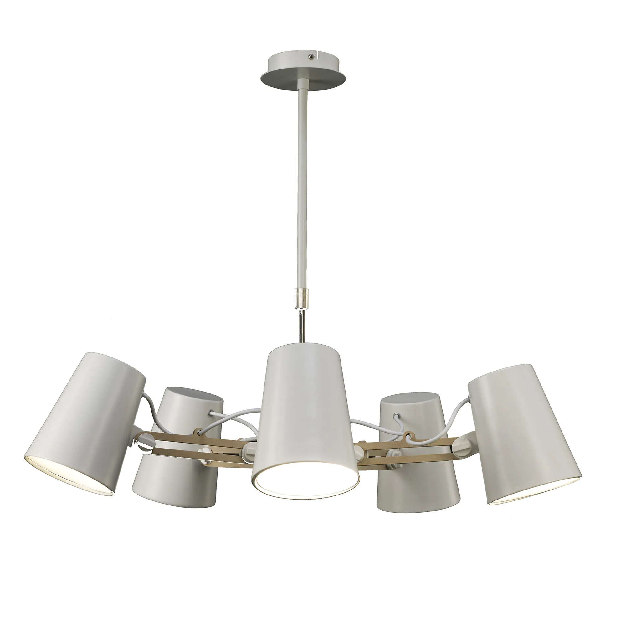 M3770  Looker Telescopic Pendant 5 Light